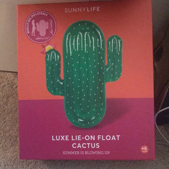 SUNNYLIFE☀️🌵LUXE Lie-On Pool Float | CACTUS - Picture 8 of 8